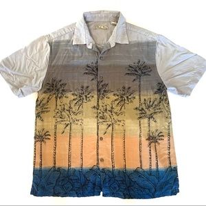 BATIK BAY Men’s Short Sleeve Button Up Rayon Shirt